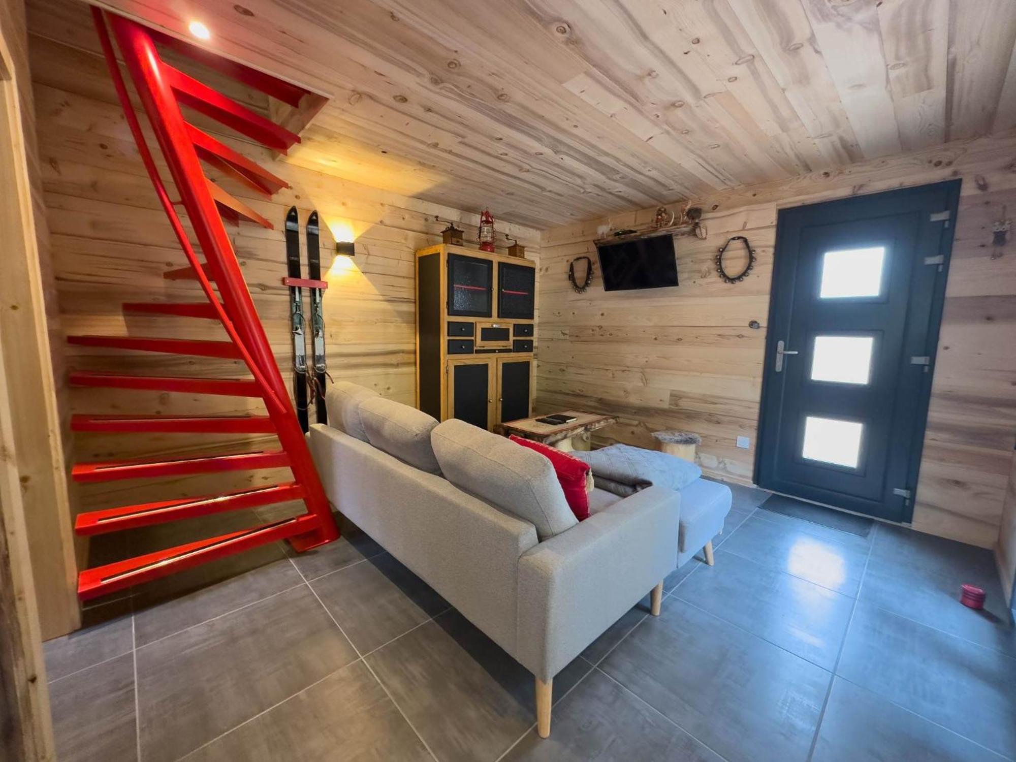 Le Refuge Perche Du Saut De La Bourrique Spa, Terrain Cloture Gerardmer Ngoại thất bức ảnh